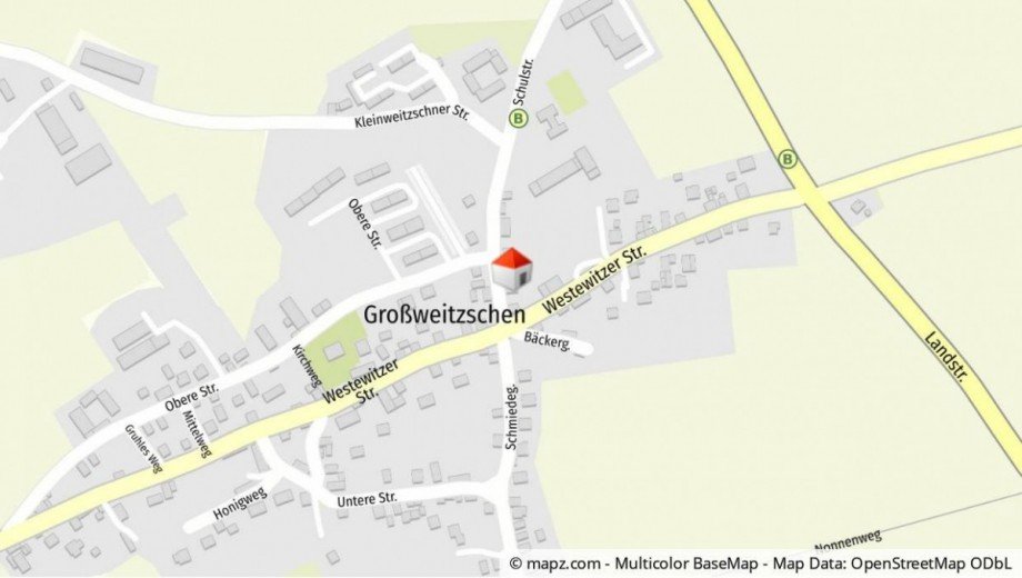 Lageplan Einfamilienhaus Groweitzschen