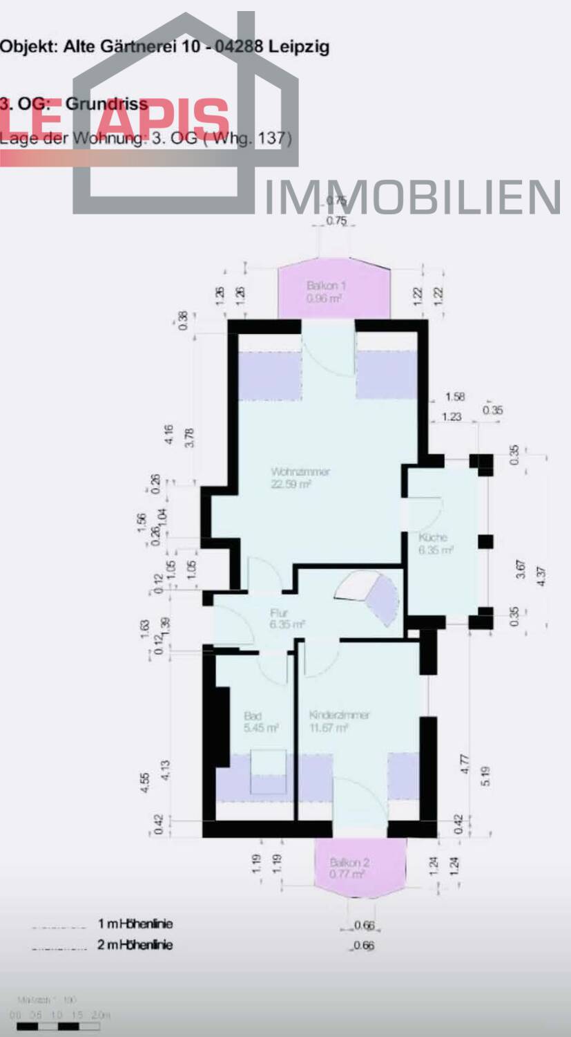 untere Ebene (bema�t) Maisonettewohnung Leipzig / Liebertwolkwitz