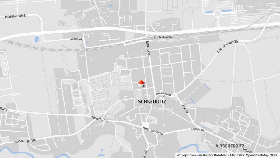 Lageplan Etagenwohnung Schkeuditz