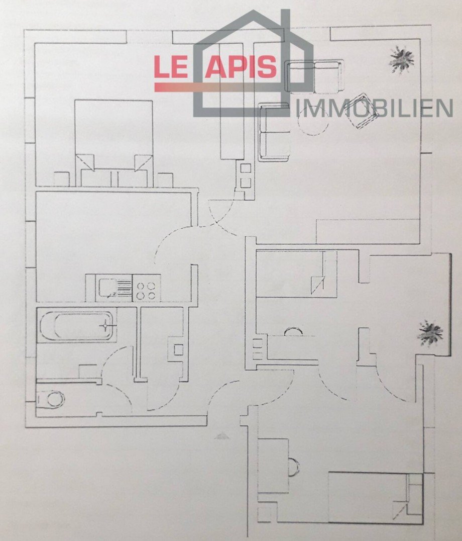 Grundriss Etagenwohnung B�hlen