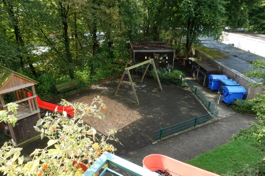 Blick vom Balkon I Etagenwohnung Hilden / Kalstert