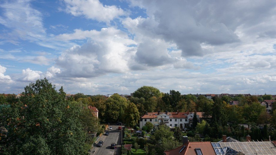 Ausblick Dachgeschosswohnung Leipzig / Gohlis