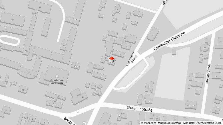 Lageplan Wohngrundst�ck Dobersch�tz