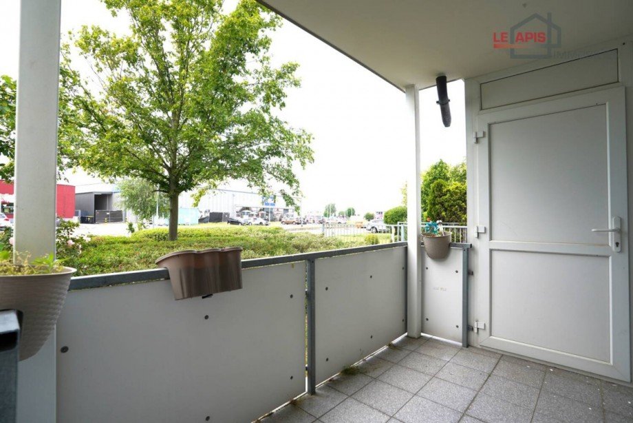 Balkon Erdgeschosswohnung Leipzig