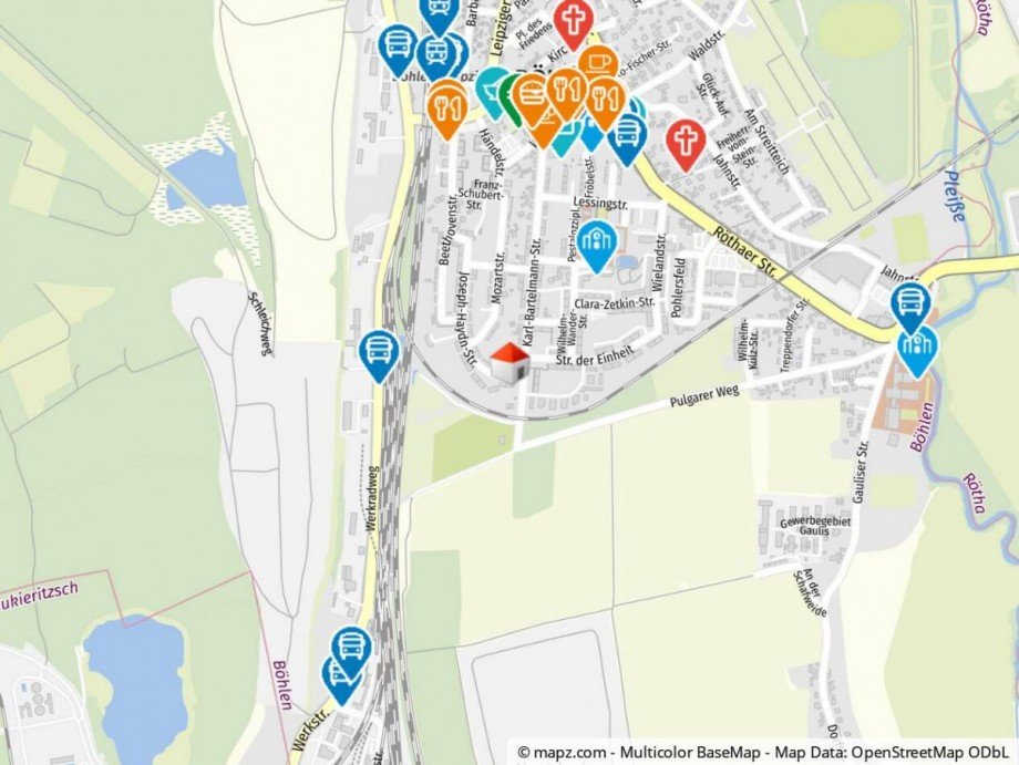 Geolyzer Kartenausschnitt Etagenwohnung B�hlen