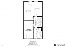 Grundriss 1.OG +++REIHENMITTELHAUS VOLLUNTERKELLERT IN BELIEBTER LAGE V. TAUCHA M. GARTEN, TERRASSE U. STELLPL.+++