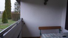 Terrasse links am Bungalow +++EIN WOHLF�HLPARADIES IM BELIEBTEN TAUCHA - ABSOLUTE RUHE AUF EIGENEM GRUND U.BODEN+++